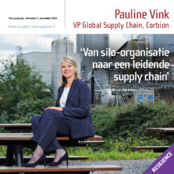 Supply Chain Magazine Cover - Corbion - Pauline Vink - November 2023